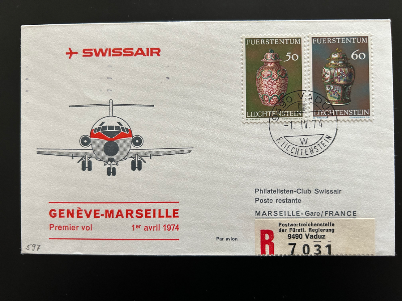 Alte Postkarte Val di  Schweiz Postkarte 