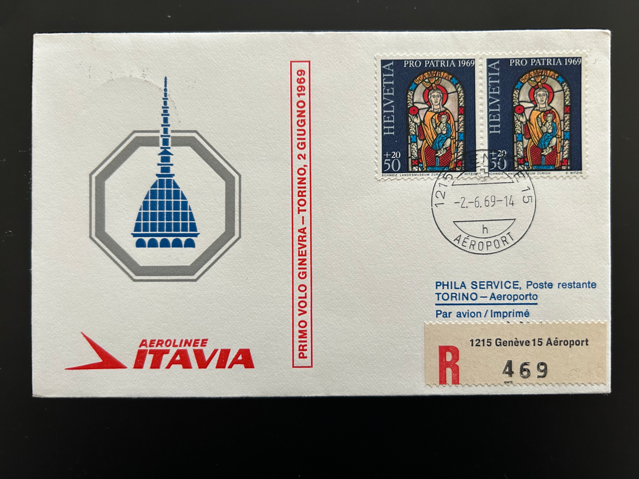 Brief Swissair 171 -  - Swissair - Briefe - Philatelisten
