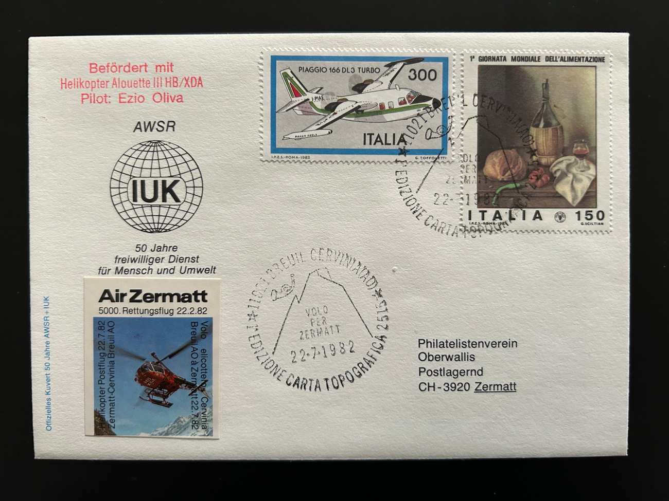 Alte Postkarte Val di  Schweiz Postkarte 