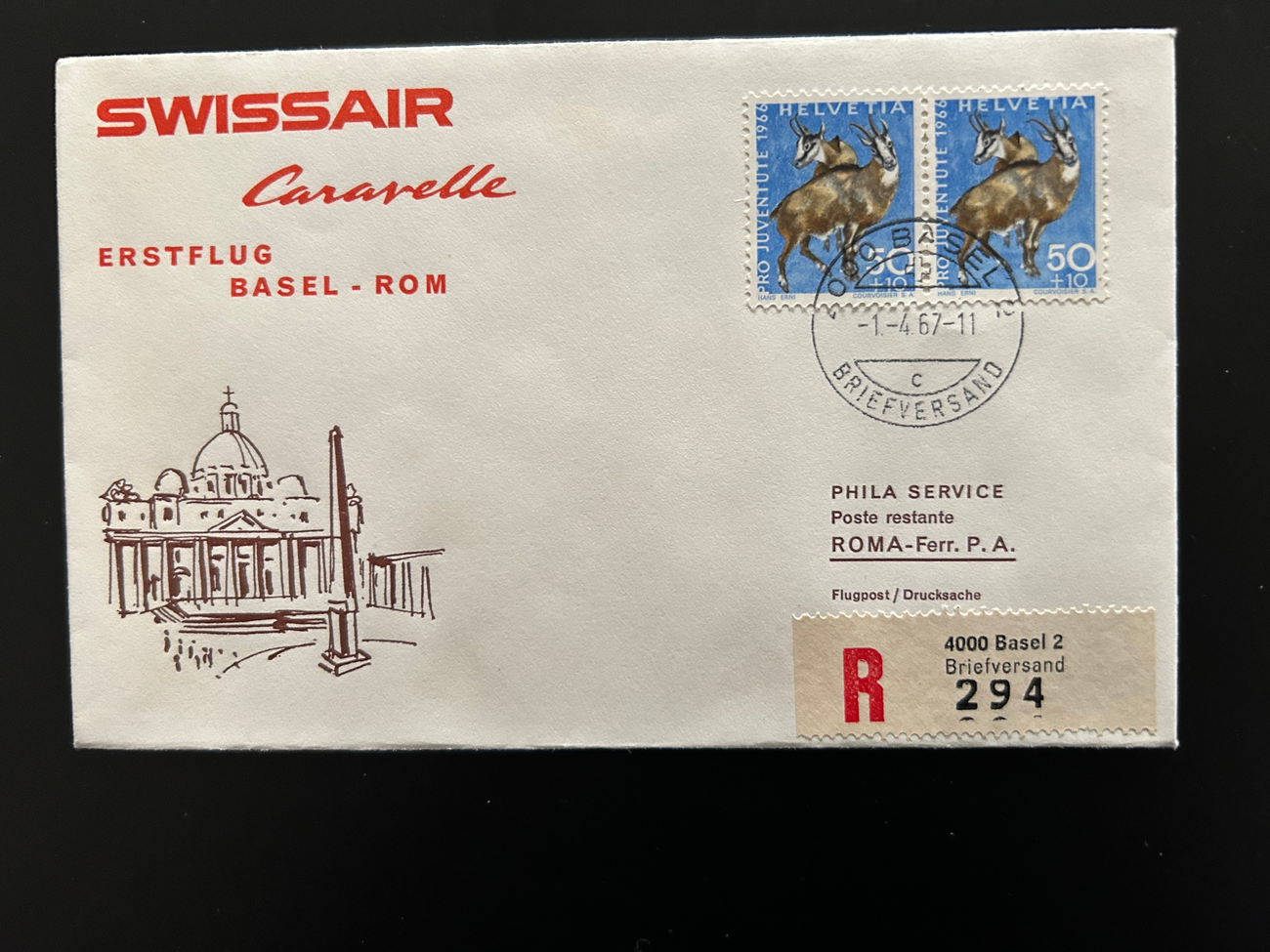 Alte Postkarte Val di  Schweiz Postkarte 