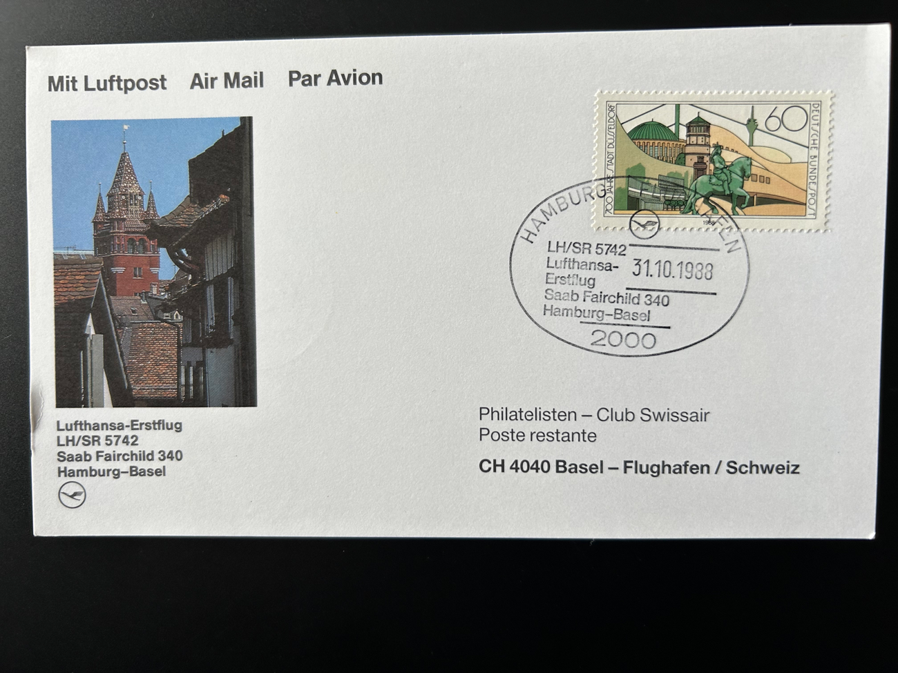 Brief AVIANCA Flugpost 1971  Avianca Briefe 