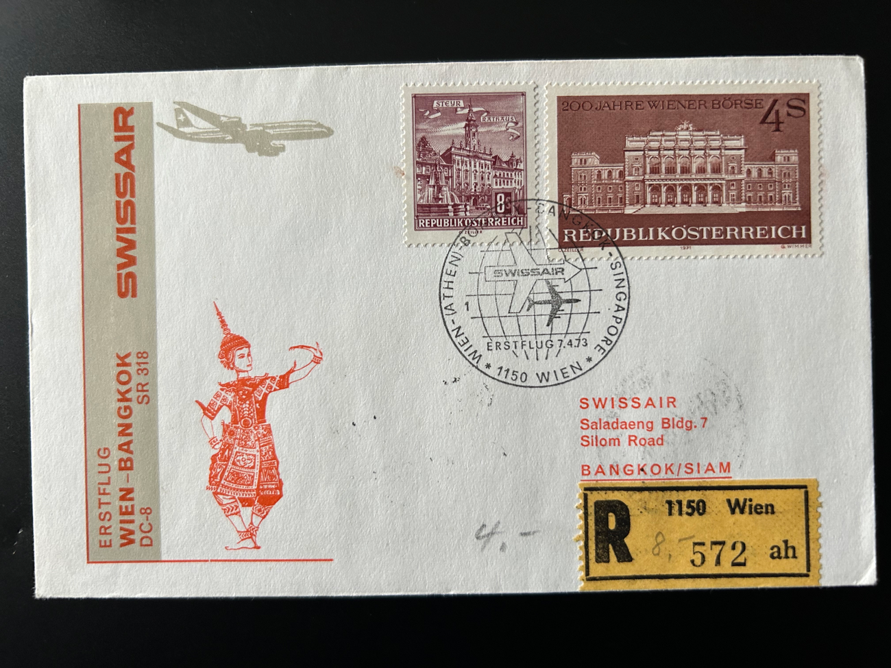 Brief AVIANCA Flugpost  1971 3  Avianca Briefe 