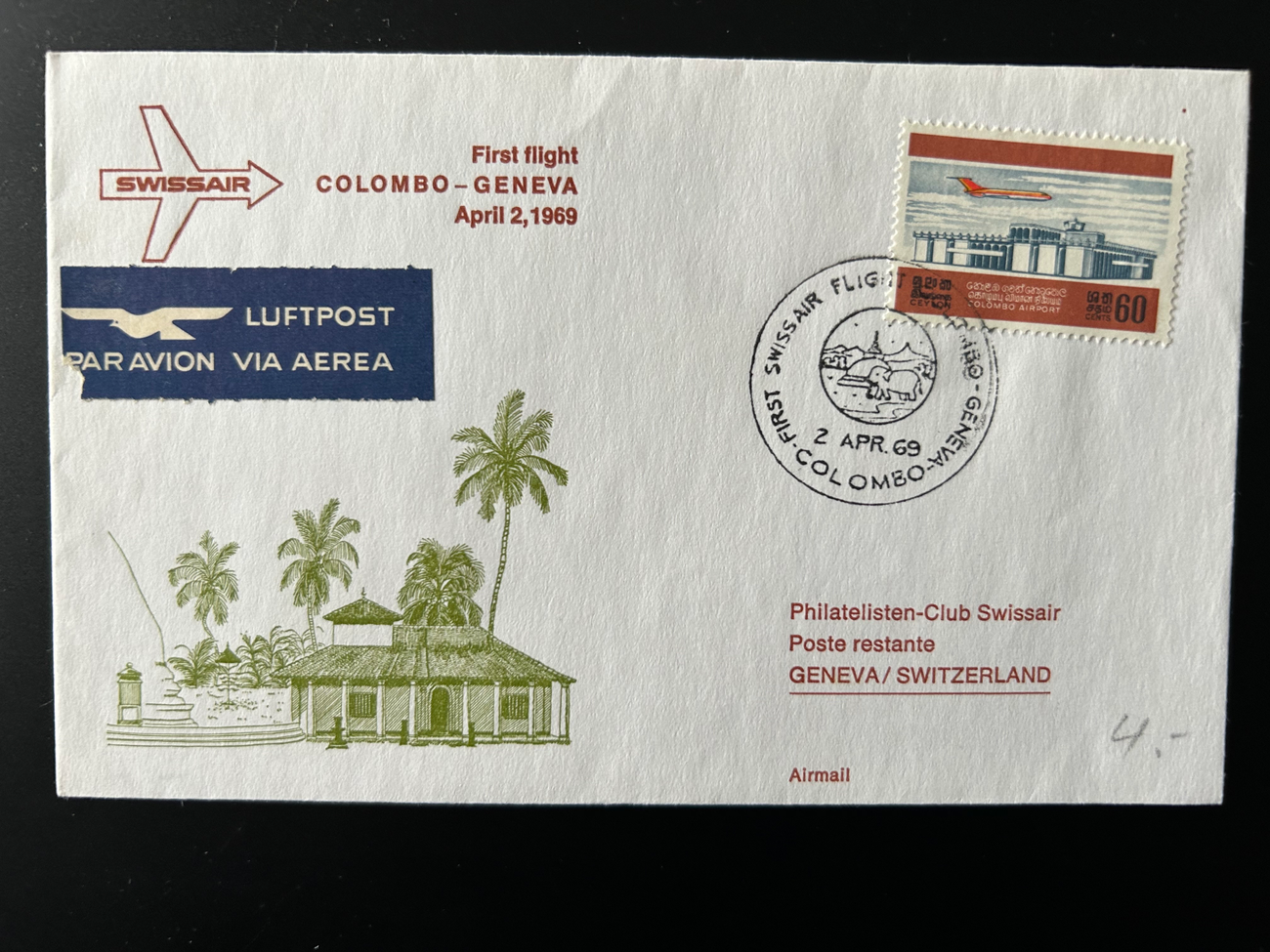 Brief AVIANCA Flugpost  1971 3  Avianca Briefe 