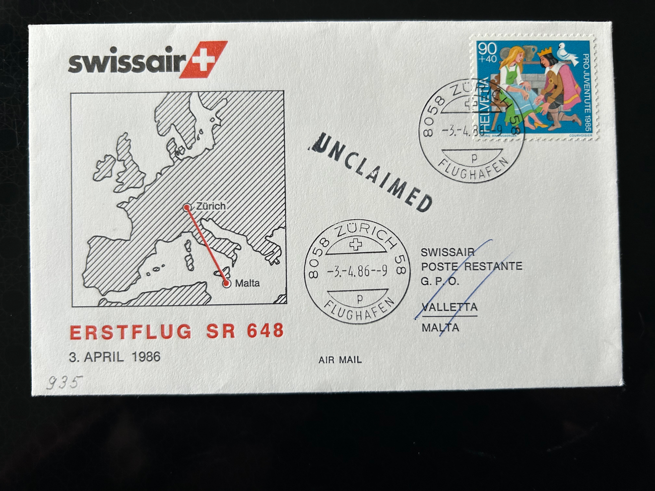 Swissair Flugzeug DC-10  Swissair Flugzeuge 