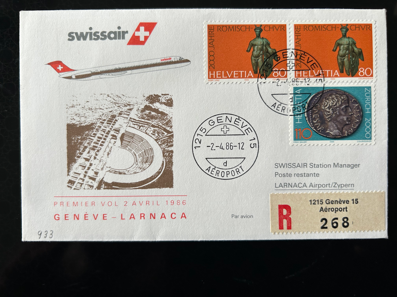 Swissair Flugzeug DC-10  Swissair Flugzeuge 