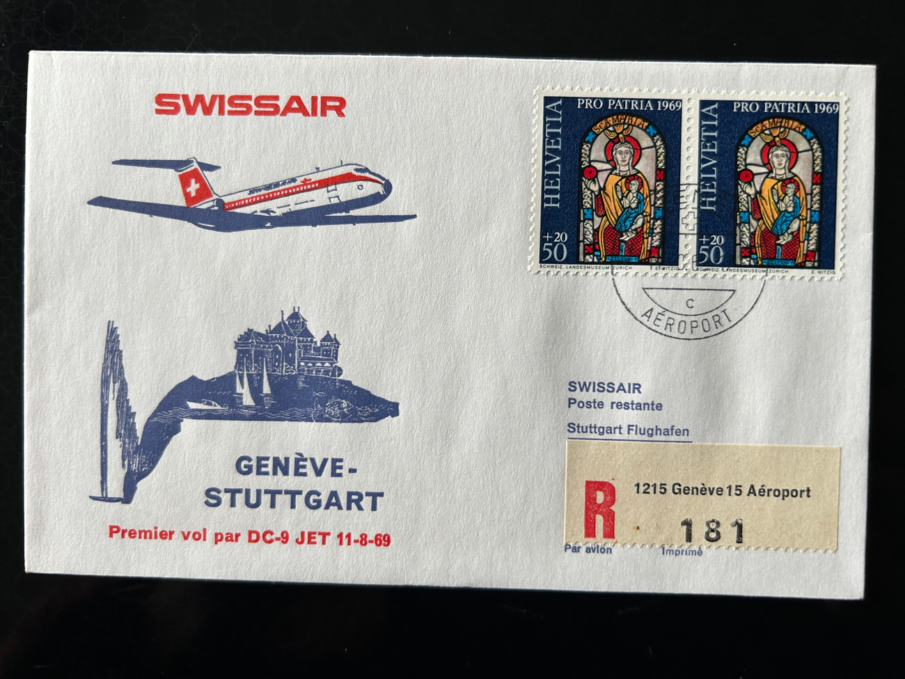 Brief Swissair S 48 -  - Swissair - Briefe - 