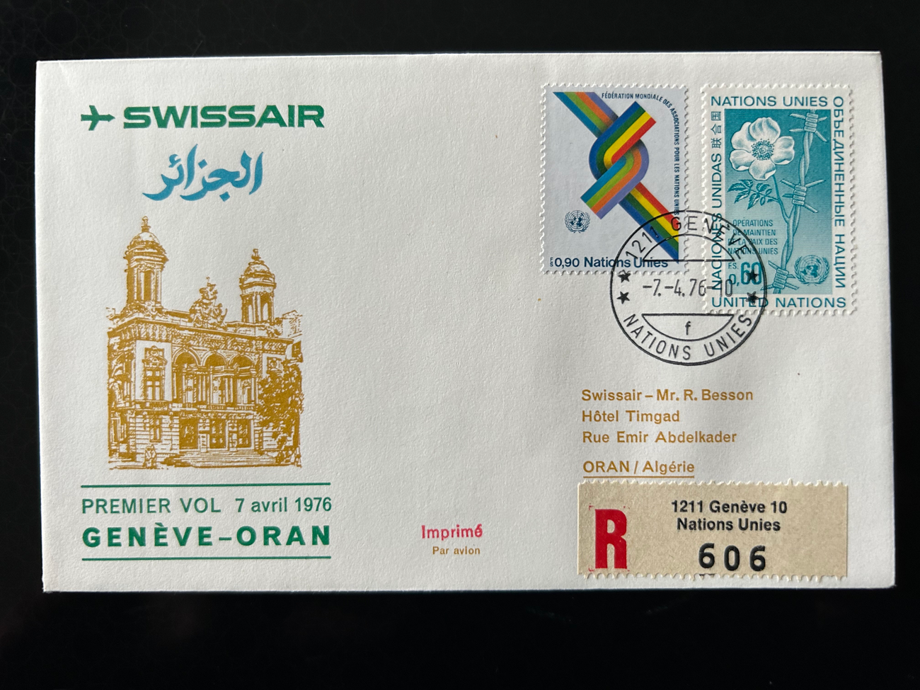 Brief Swissair S 51 -  - Swissair - Briefe - 