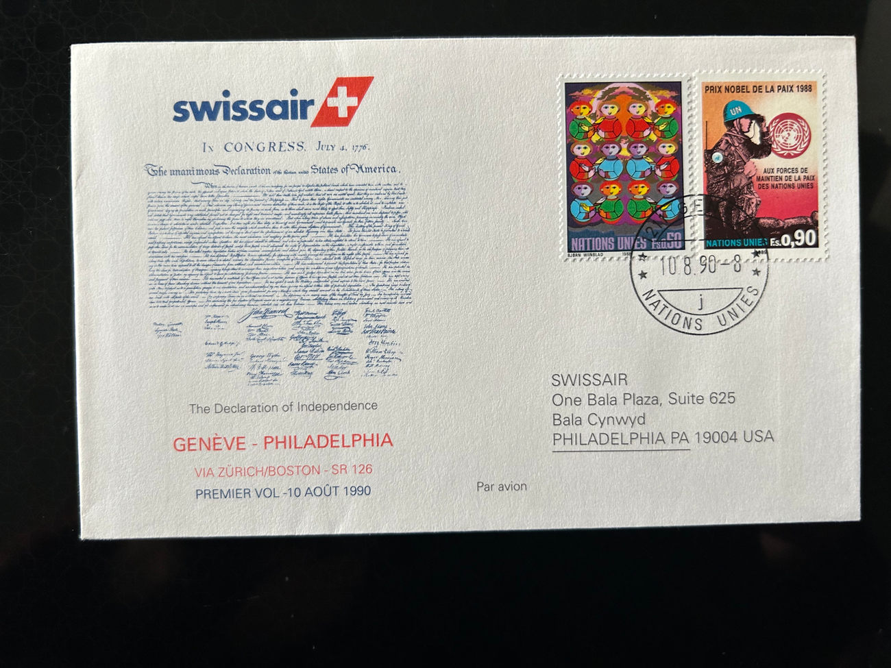 Brief Swissair S  56 -  - Swissair - Briefe - 