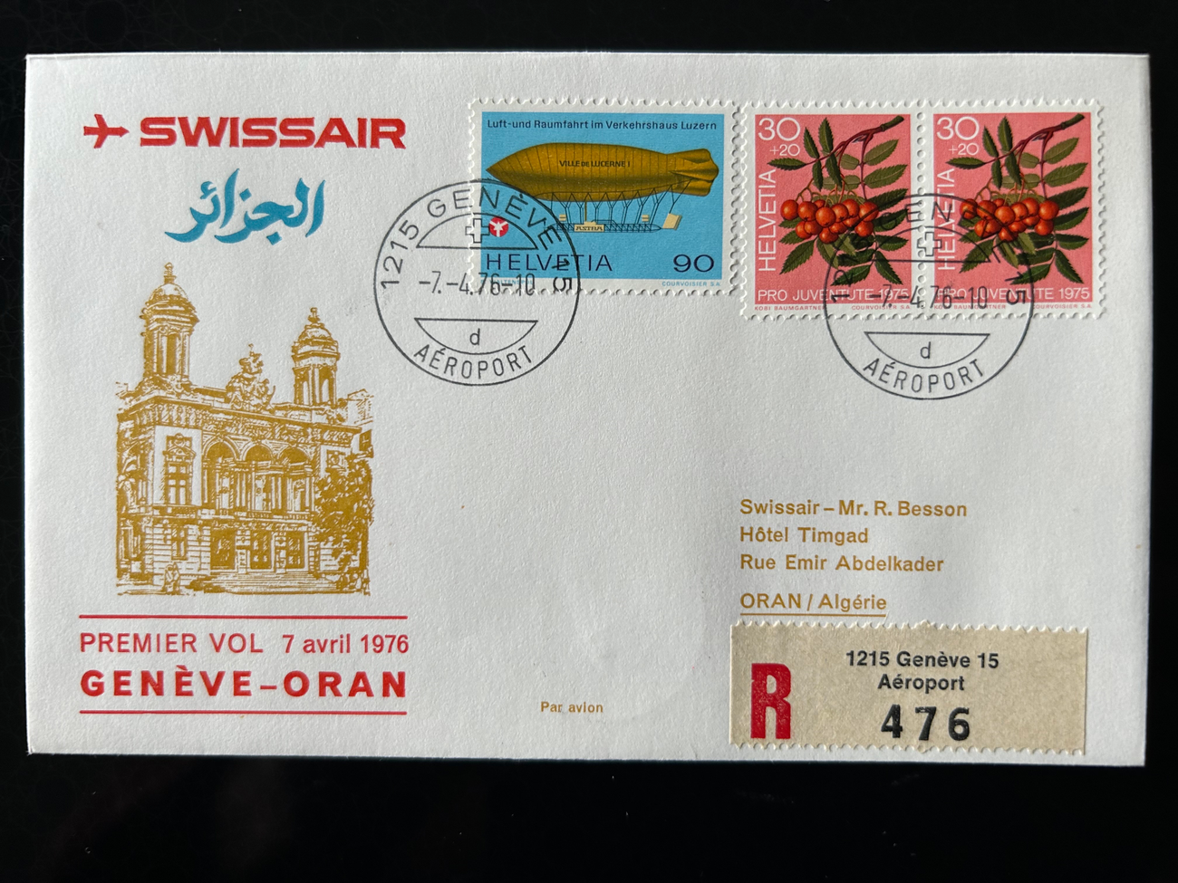 Brief Swissair S 67  Swissair Briefe 