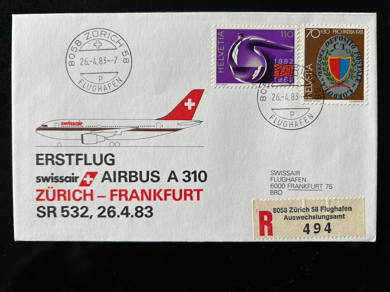 Brief AVIANCA Flugpost 1971  Avianca Briefe 