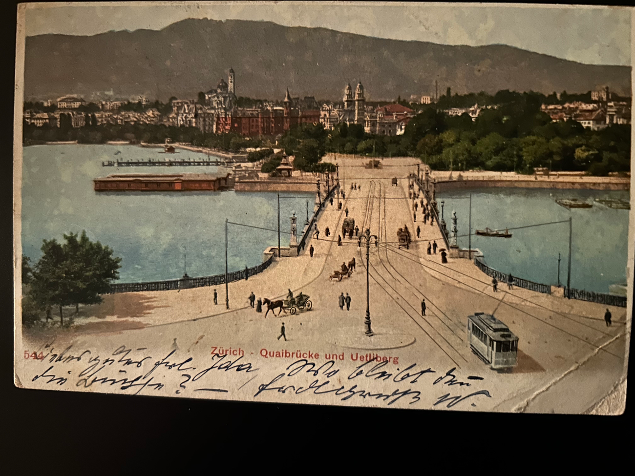 Postkarte von Zürich 1902  Schweiz Postkarte Zürich