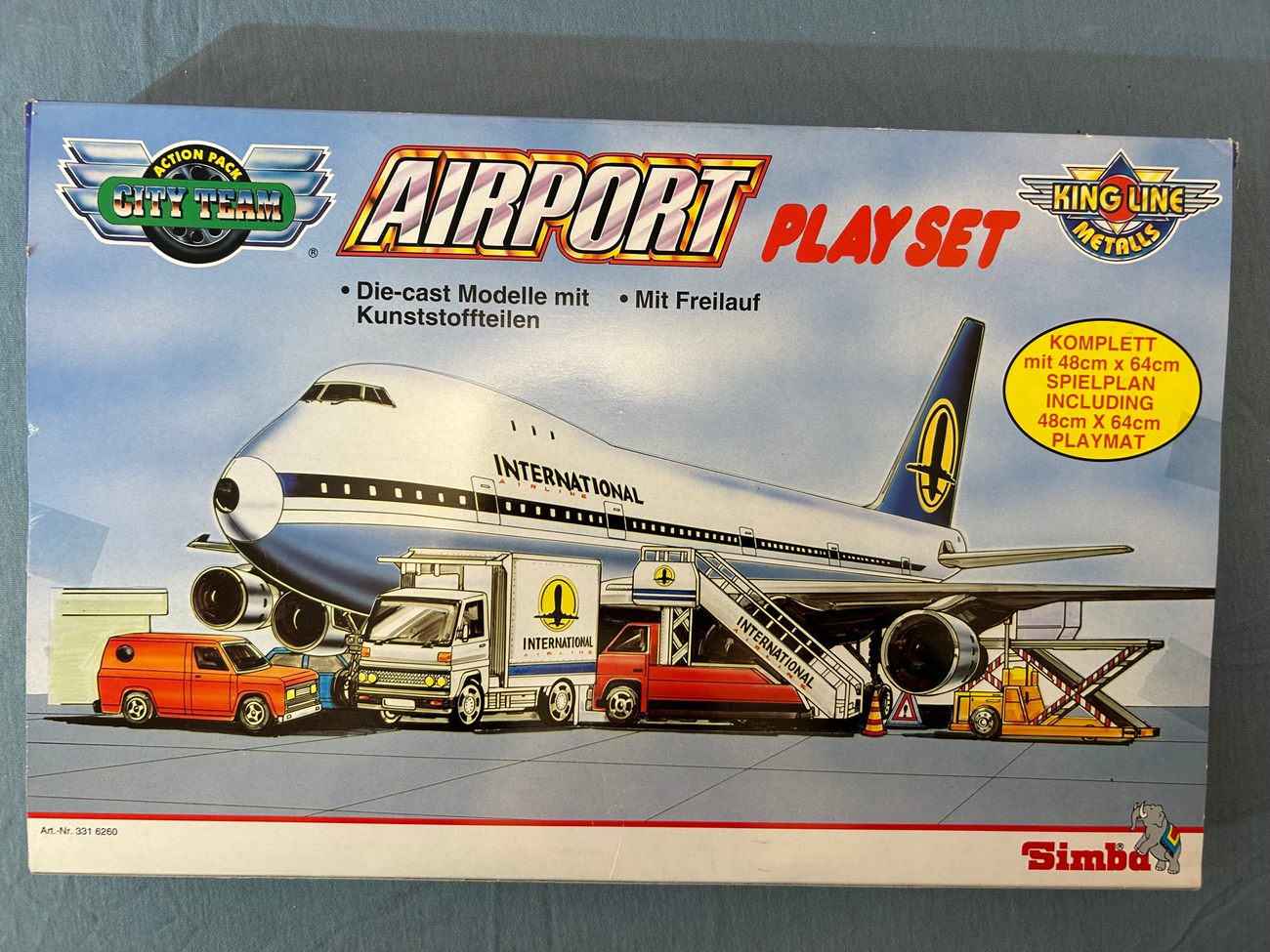 Swissair Flugzeug Airport Play Set  Swissair Flugzeuge 