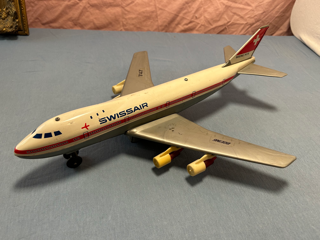Swissair Flugzeug Boeing 747 Baterie  Swissair Flugzeuge 