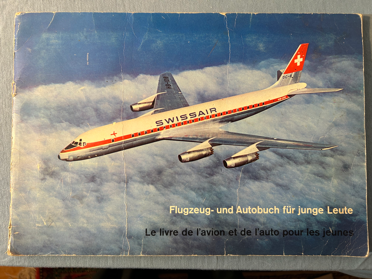 Swissair Flugzeug und Autobuch  Swissair Bücher 