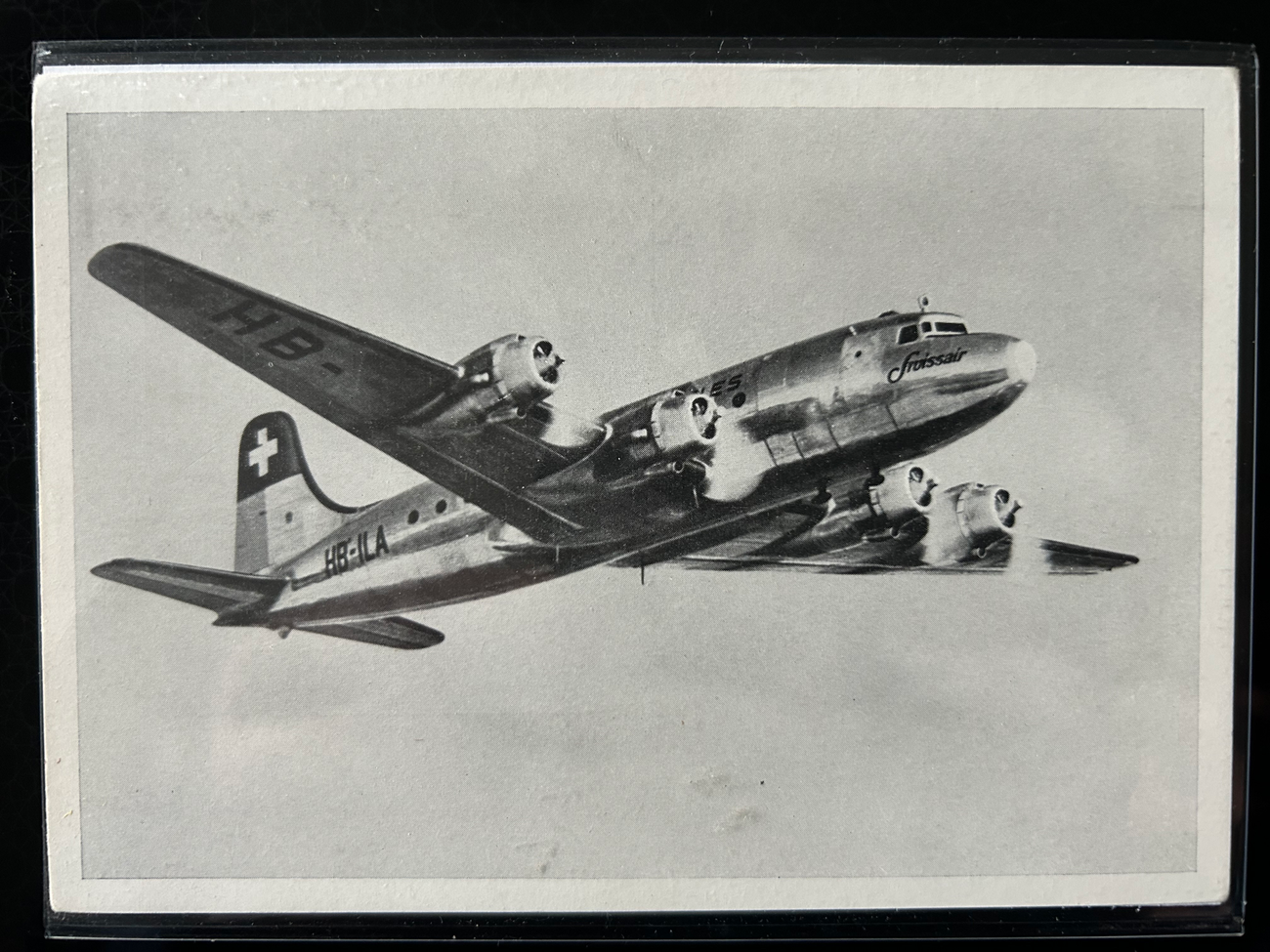 Swissair Postkarte 10  Swissair Postkarte 