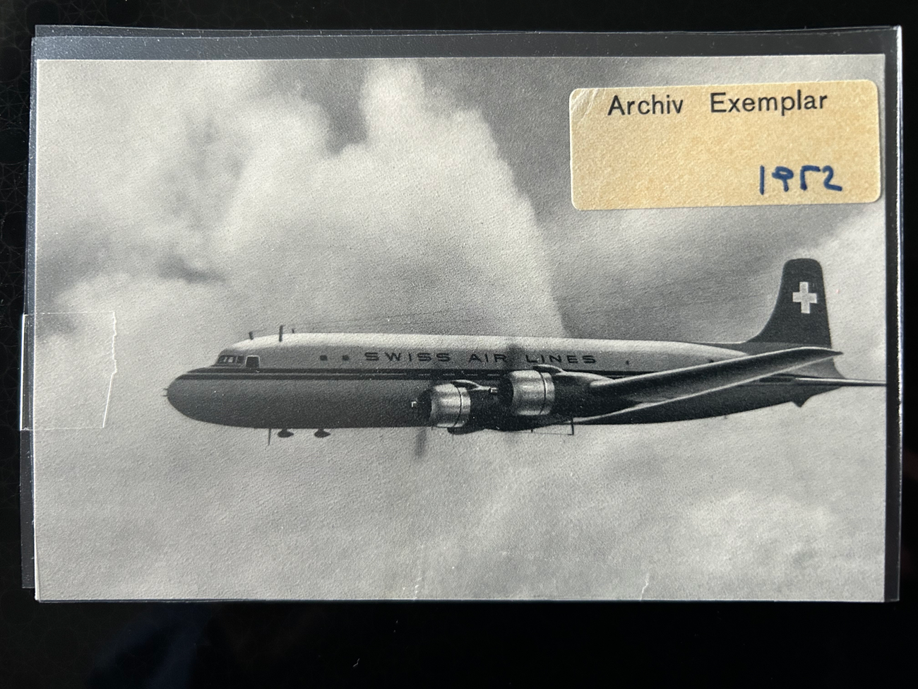 Swissair Postkarte 16  Swissair Postkarte 