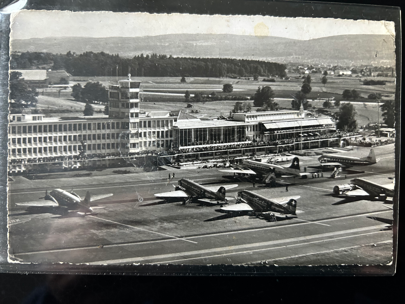 Swissair Postkarte 5  Swissair Postkarte 