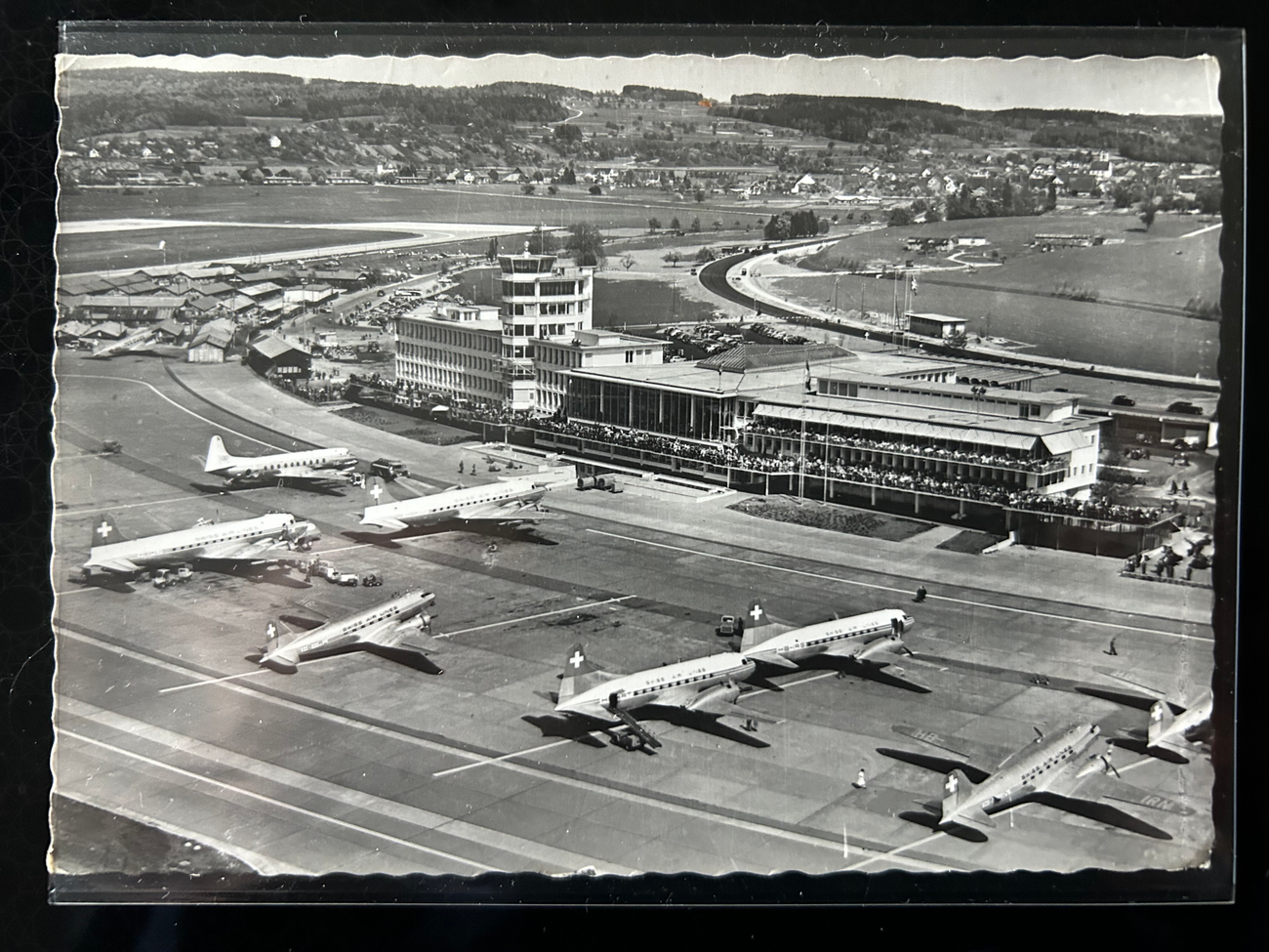 Swissair Postkarte 7  Swissair Postkarte 