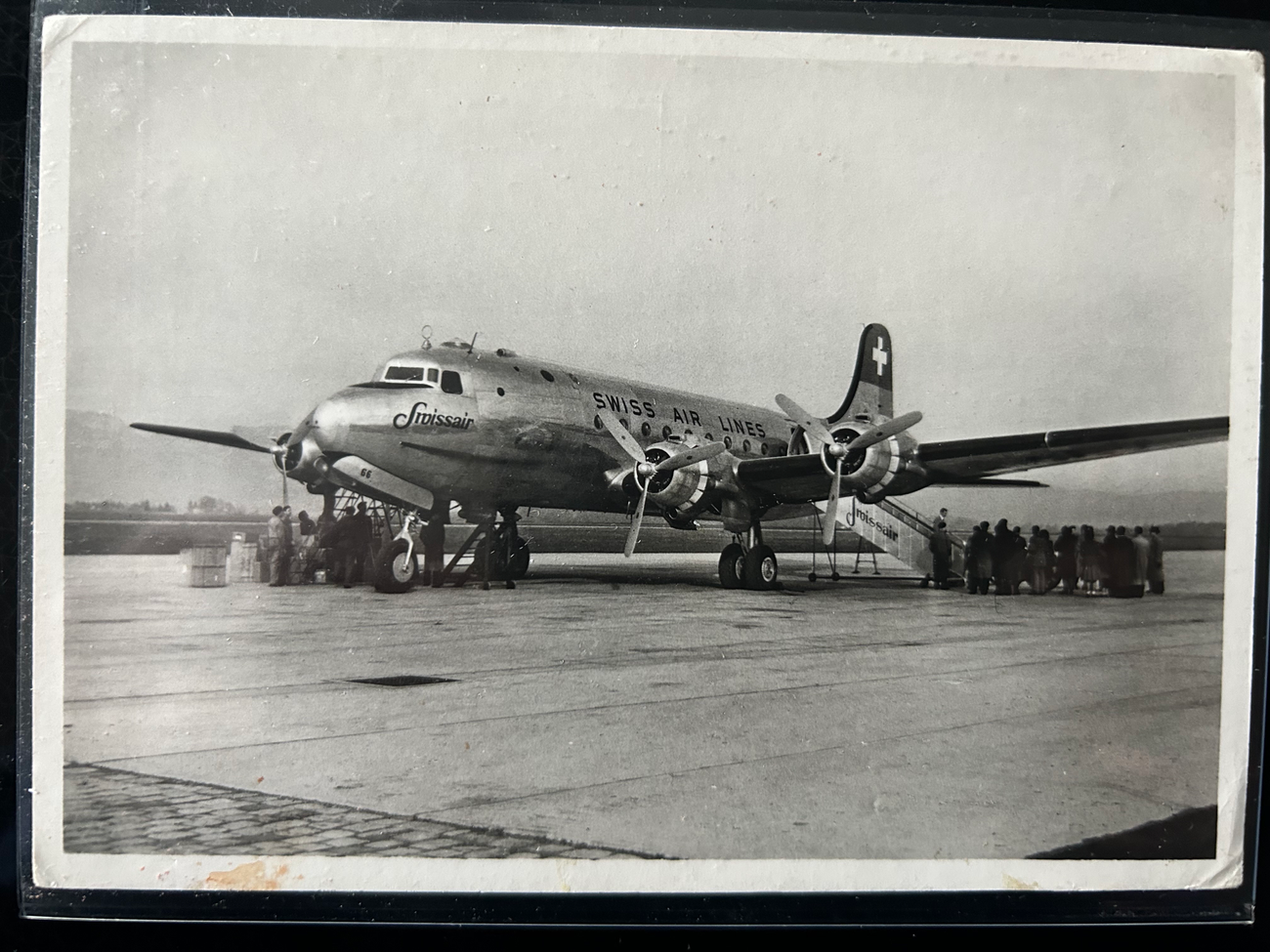 Swissair Postkarte 8  Swissair Postkarte 