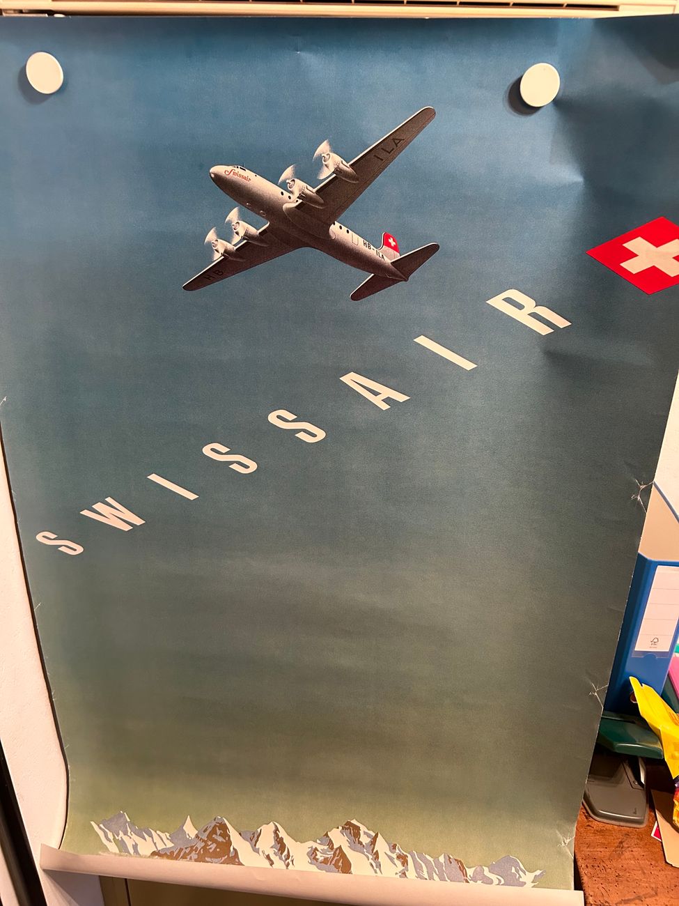 Swissair Werbung 25  Swissair Werbung 