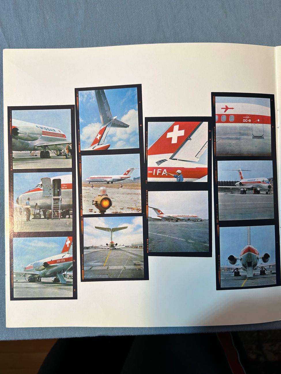 Swissair Werbung DC-6 Vorstellung 1  Swissair Werbung 