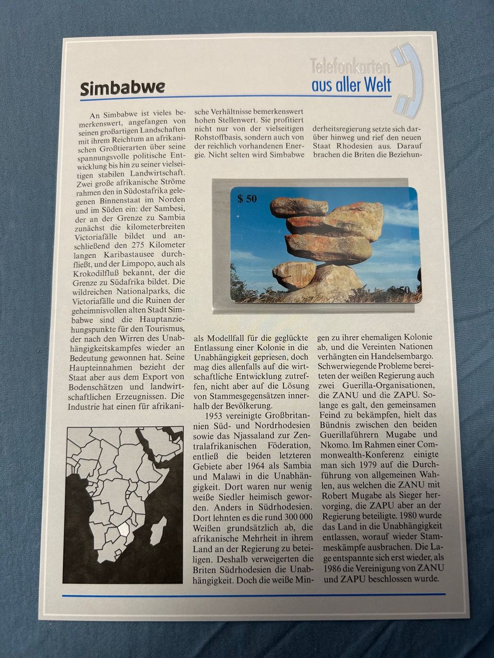 Taxkarten Global Simbabwe -  - Global - Taxkarte - 