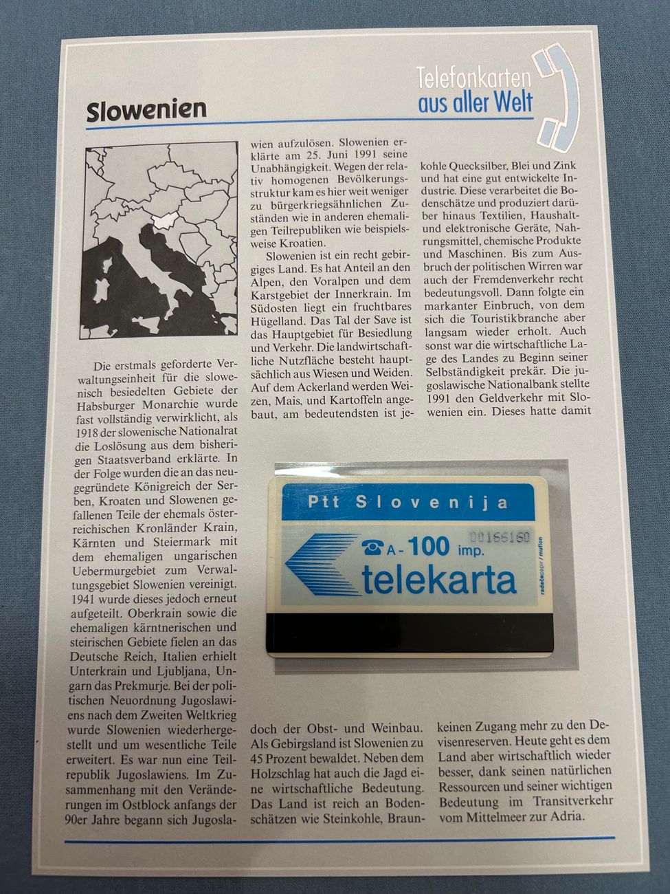 Taxkarten Global Slowenien -  - Global - Taxkarte - 