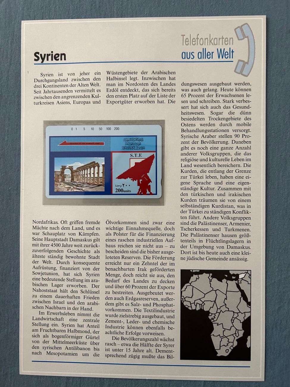 Taxkarten Global Syrien -  - Global - Taxkarte - 