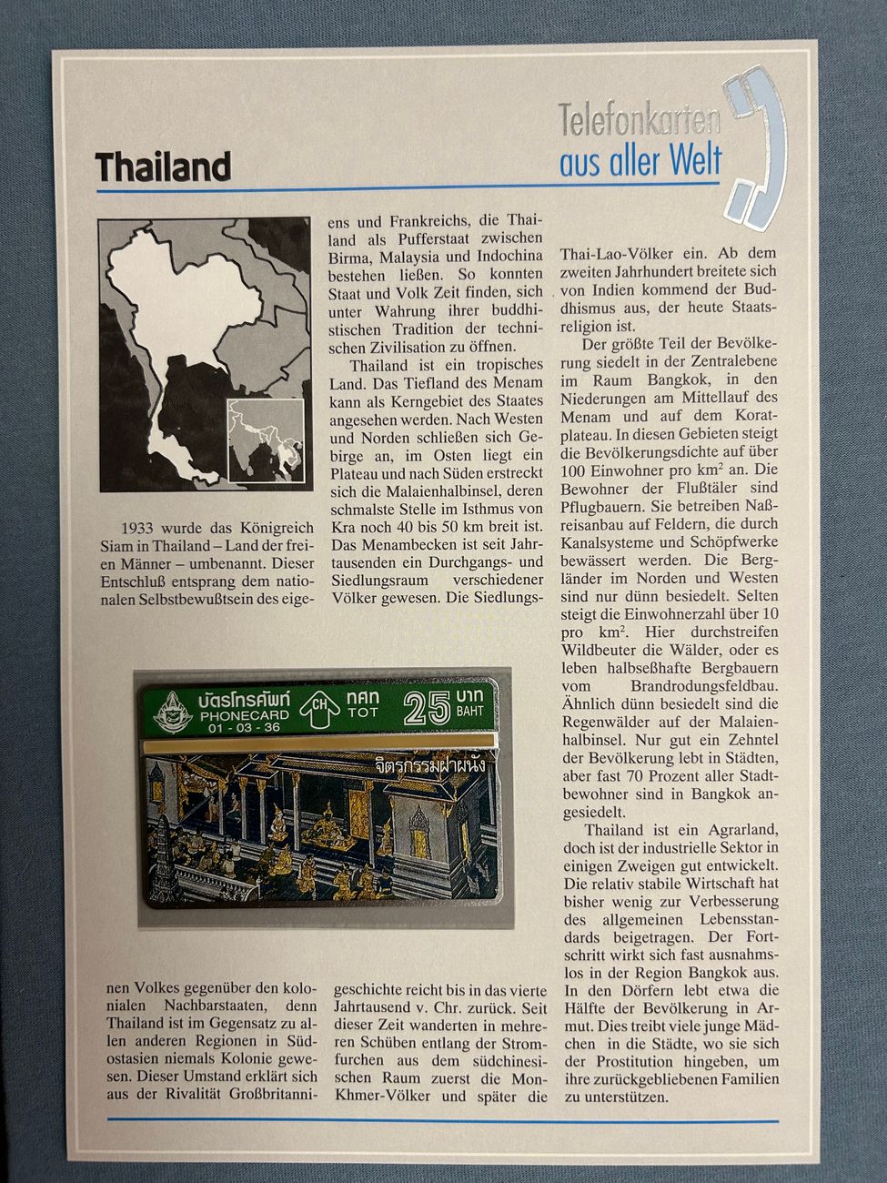 Taxkarten Global Thailand -  - Global - Taxkarte - 