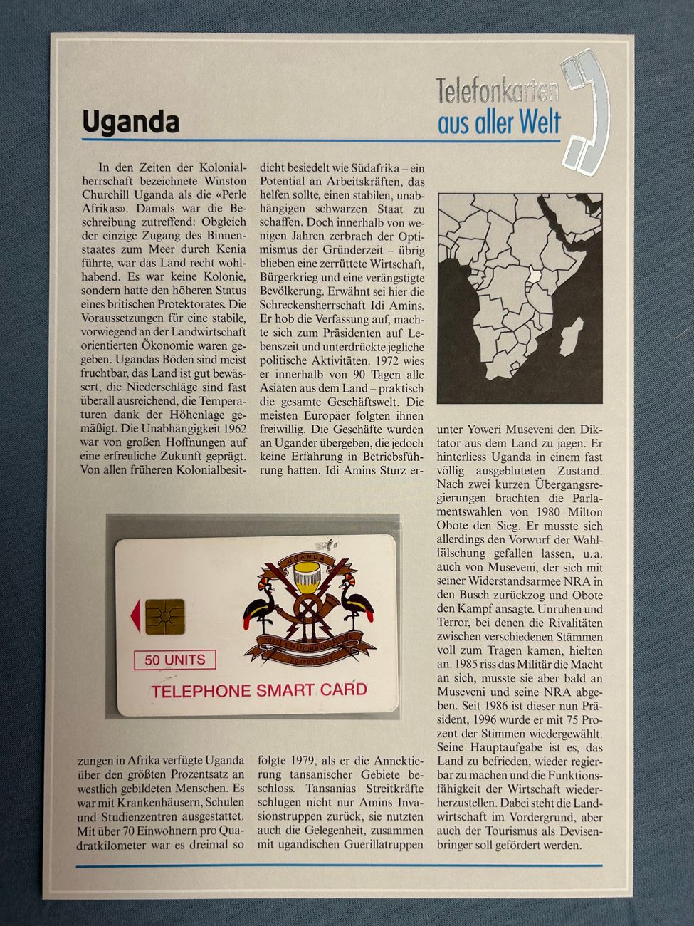 Taxkarten Global Uganda  Global Taxkarte 