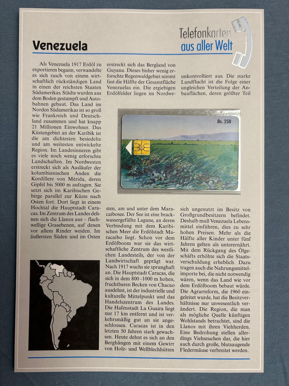 Taxkarten Global Venezuela  Global Taxkarte 