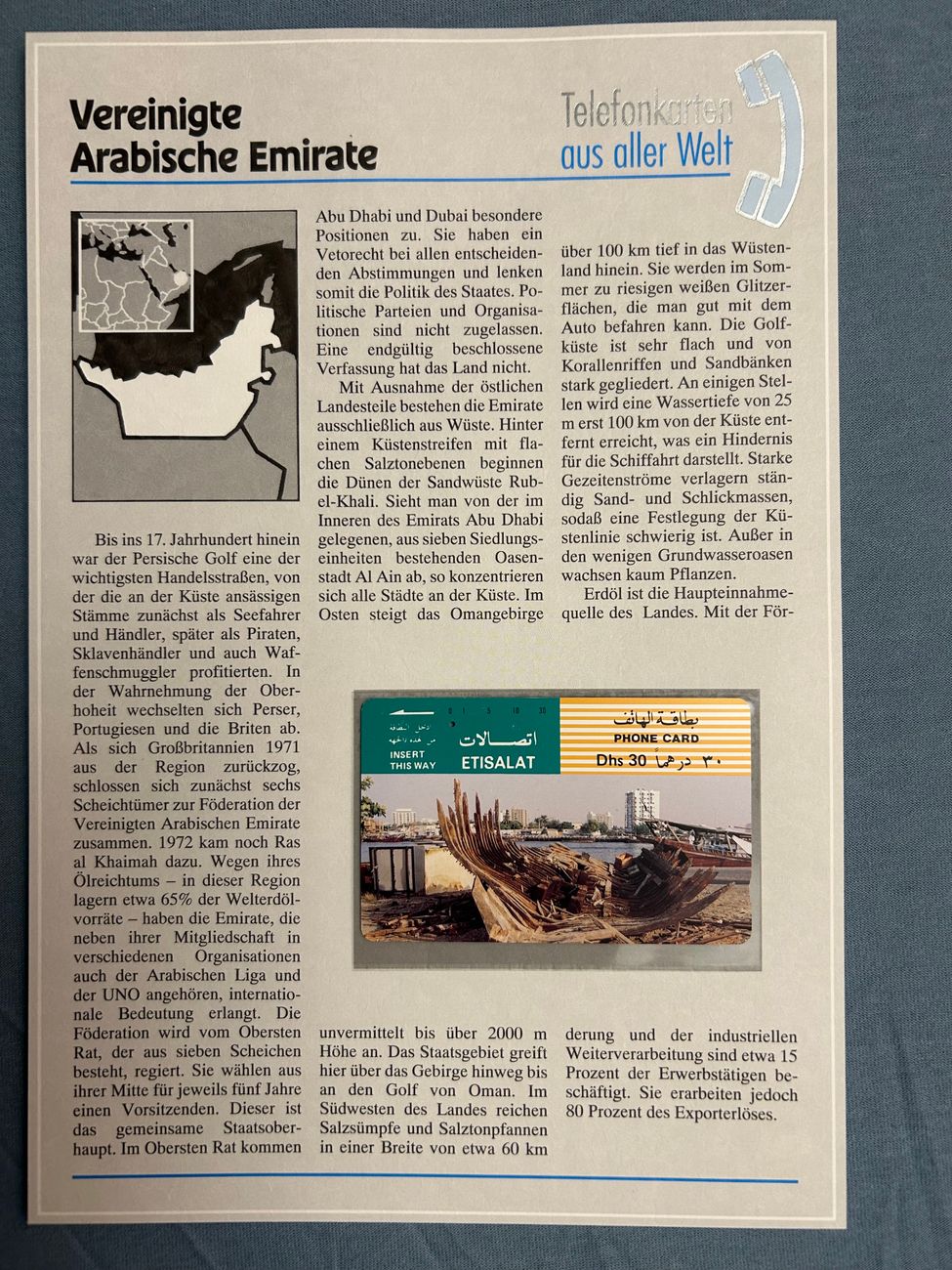 Taxkarten Global Ver  Aarbische Emirate  Global Taxkarte 