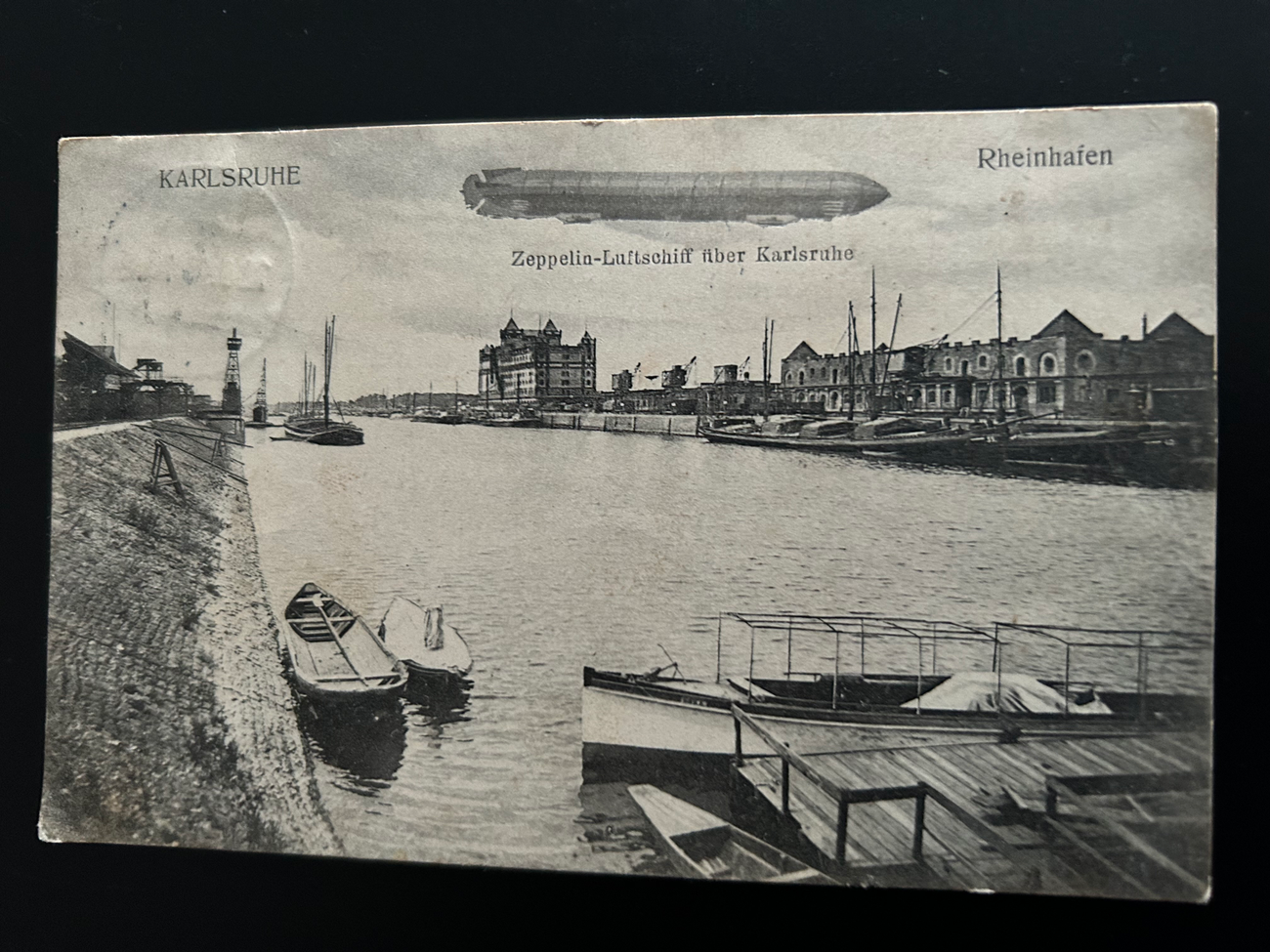 Zeppelin Postkarte 23  Diverses Zeppelin Postkarte