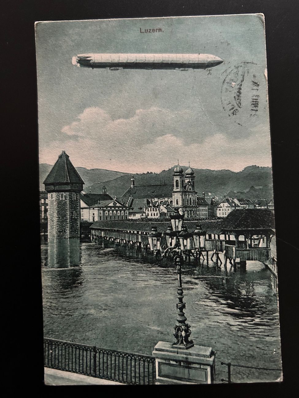 Zeppelin Postkarte 24 Luzern  Diverses Zeppelin Postkarte