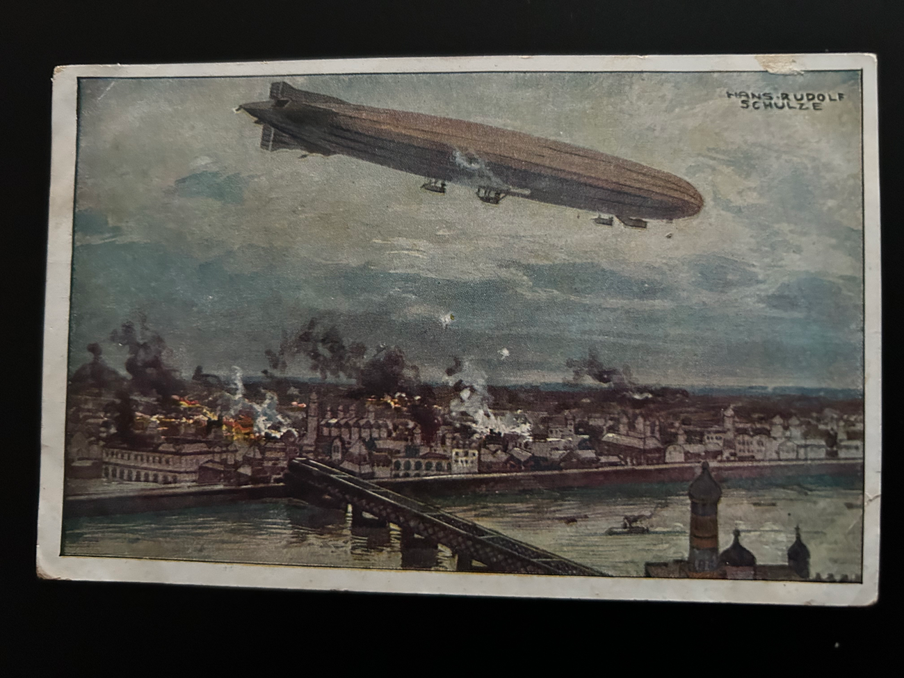 Zeppelin Postkarte 27  Diverses Zeppelin Postkarte