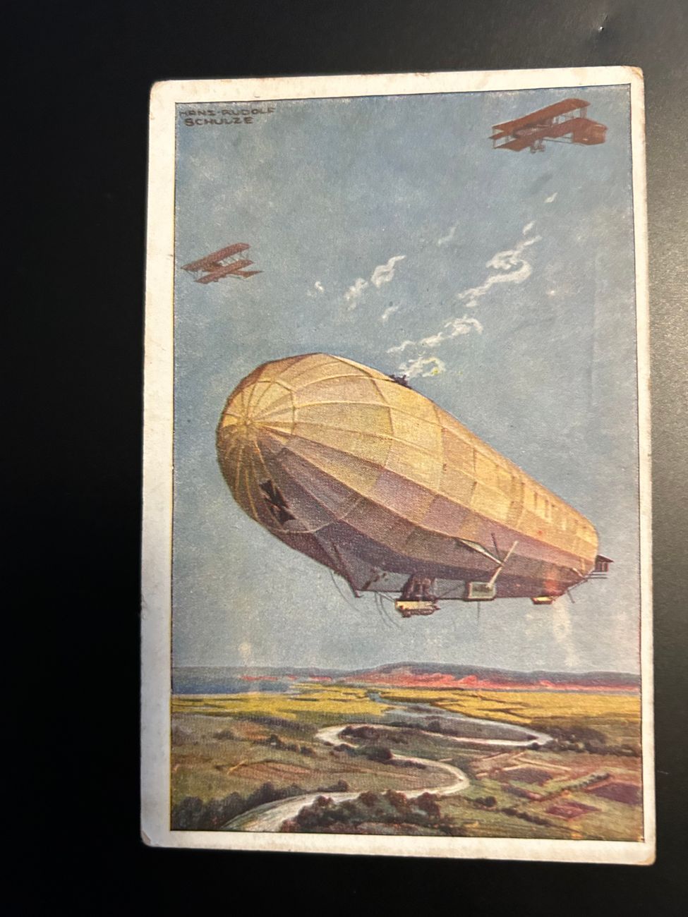 Zeppelin Postkarte 29  Diverses Zeppelin Postkarte