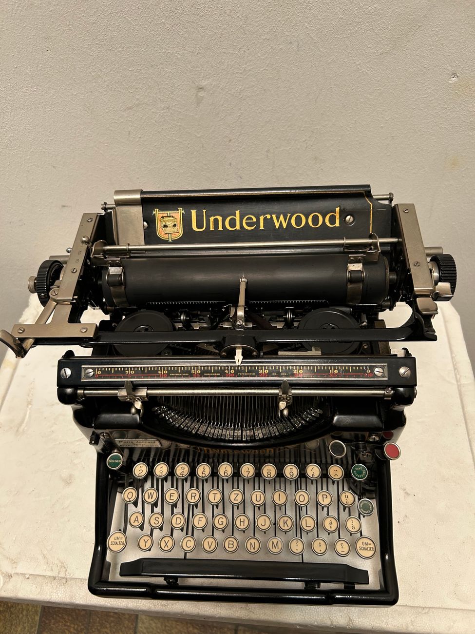 Schreibmaschine Unterwood    