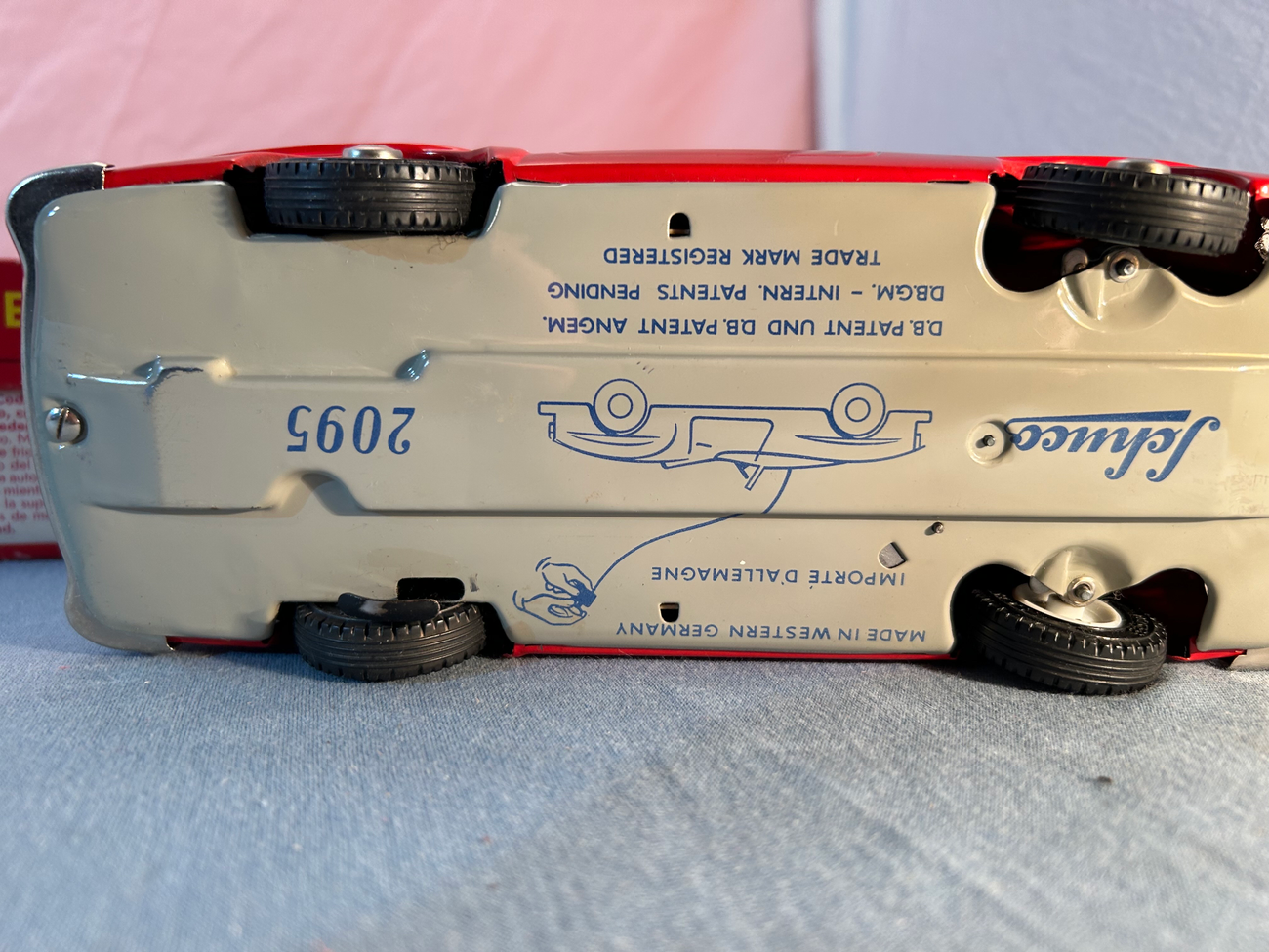 Schuco Kommando 2000 blau Gebrauchen Zustand  SCHUCO 2000 