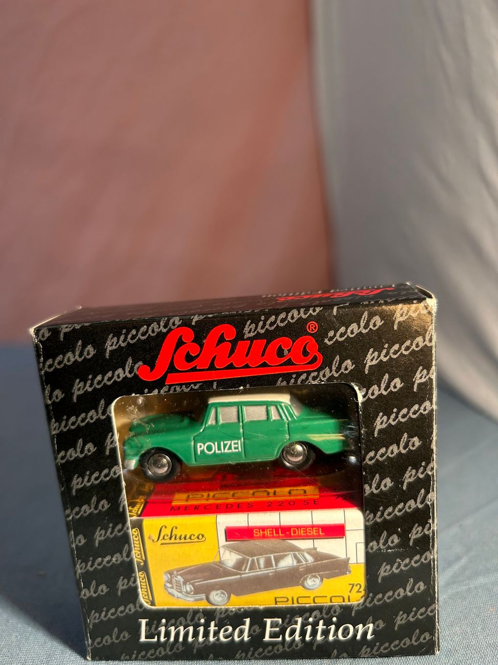 Schuco Varianto 3010 Original Karton schlechten Zustand  SCHUCO Varianto Elektro 