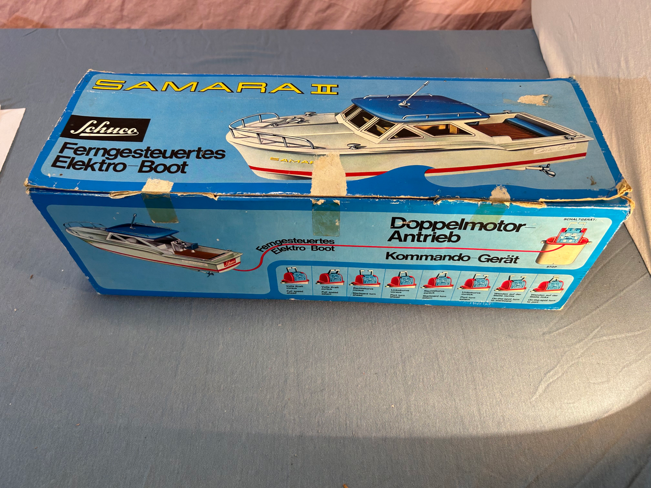 Schuco Ferngesteuertes Elektro-Boot  2 Schuco Boot Samart 2 SCHUCO Diverses 