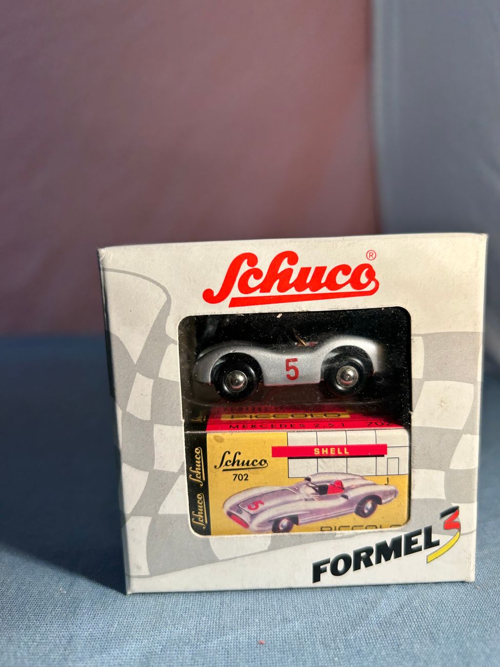 Schuco Varianto 3010 Original Karton schlechten Zustand  SCHUCO Varianto Elektro 