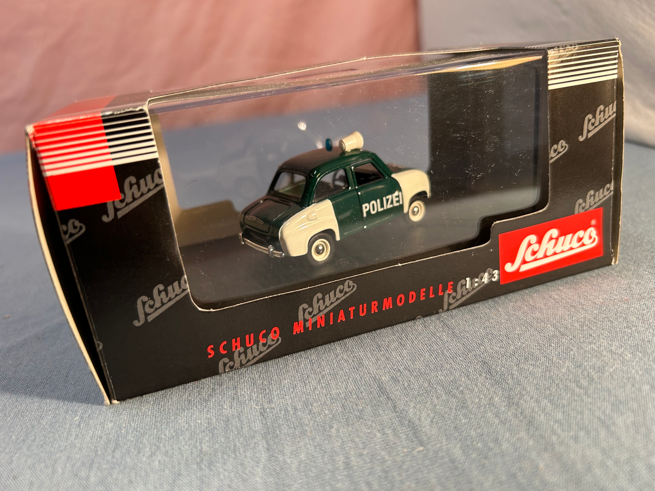 Schuco Goggomobil Polizei Schuco Goggomobil 02076 1:43 SCHUCO Diverses 