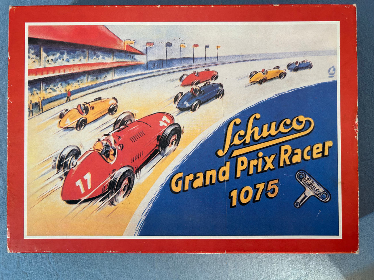 Schuco Grand Prix Racer Original Karton nicht Komplett  SCHUCO Montagebaukasten 