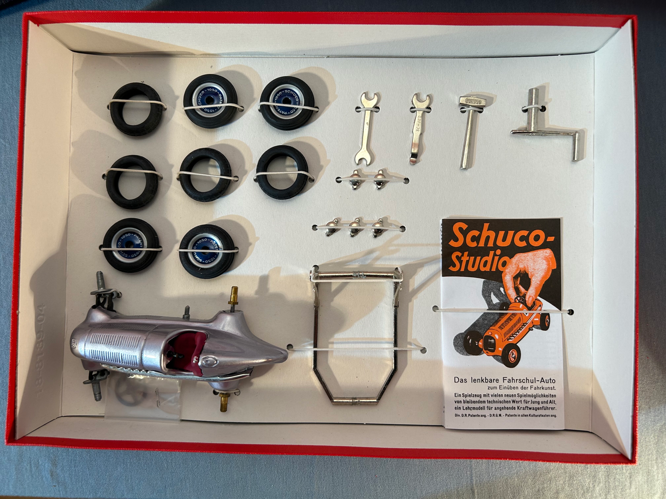 Schuco Montagekasten für den kleinen Schuco .Studio  SCHUCO Montagebaukasten 