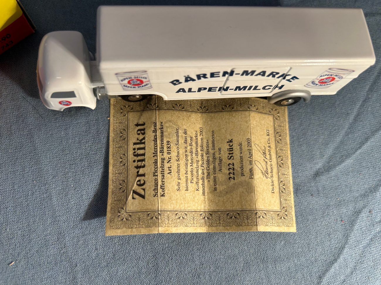 Schuco Piccolo Semi Truck 743 Schuco Piccolo Bären-Marke  2222 Stk.. SCHUCO Piccolo 