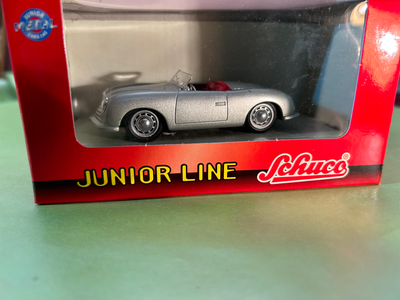 Schuco 1001 rot Fahrt ohne herunter zu fallen  SCHUCO 1000 