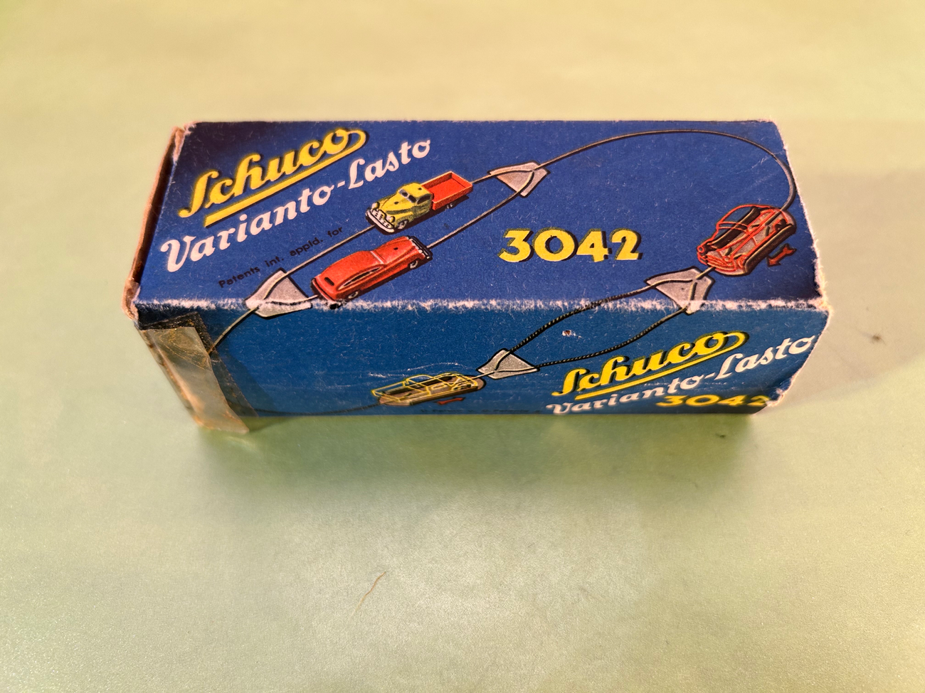 Schuco 1001 rot Fahrt ohne herunter zu fallen  SCHUCO 1000 