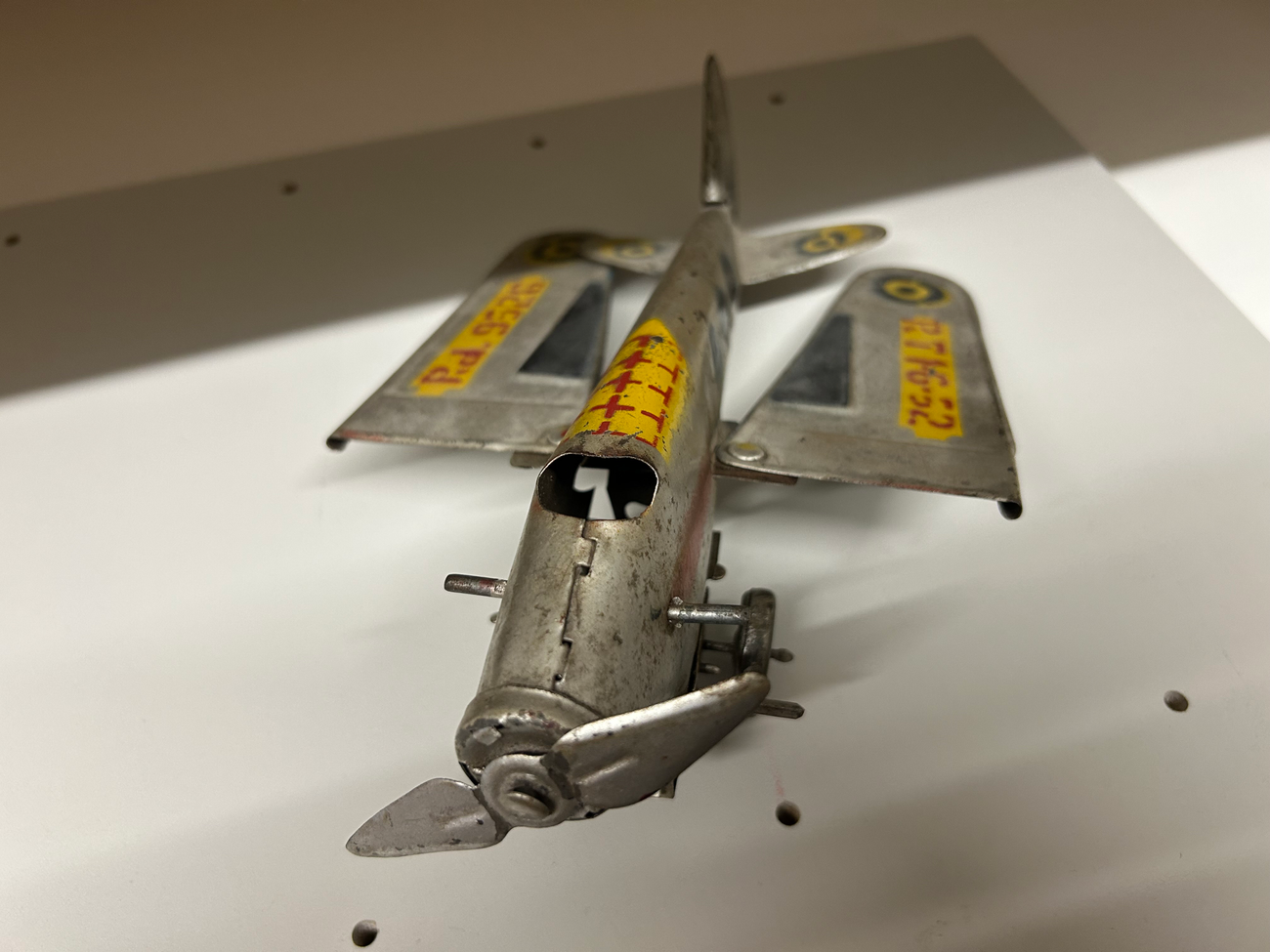 Voll Metal Flugzeug Flugzeug Hersteller RAJA   Blechspielzeug  