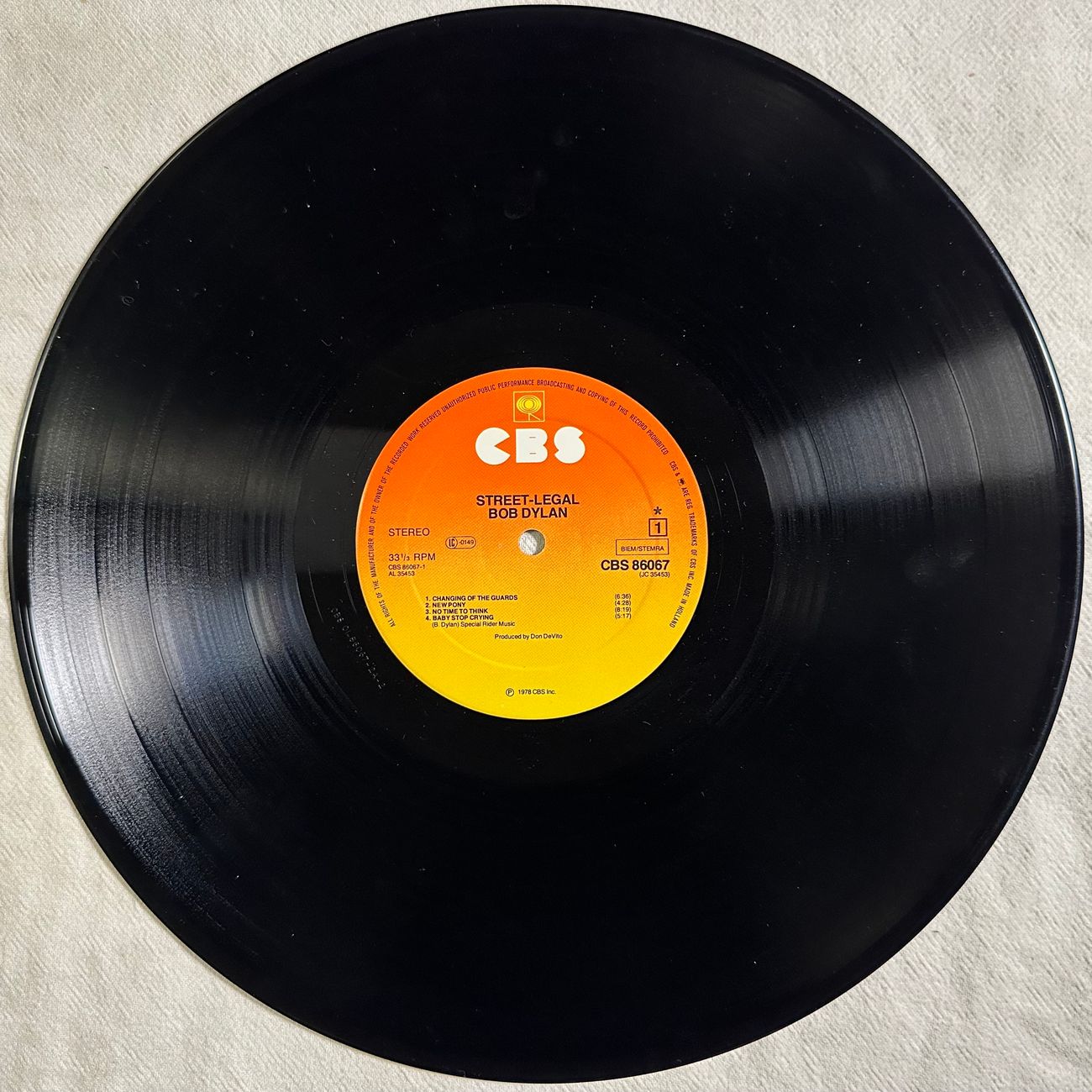 BOB DYLAN - STREET LEGAL 1978 Blues Rock  