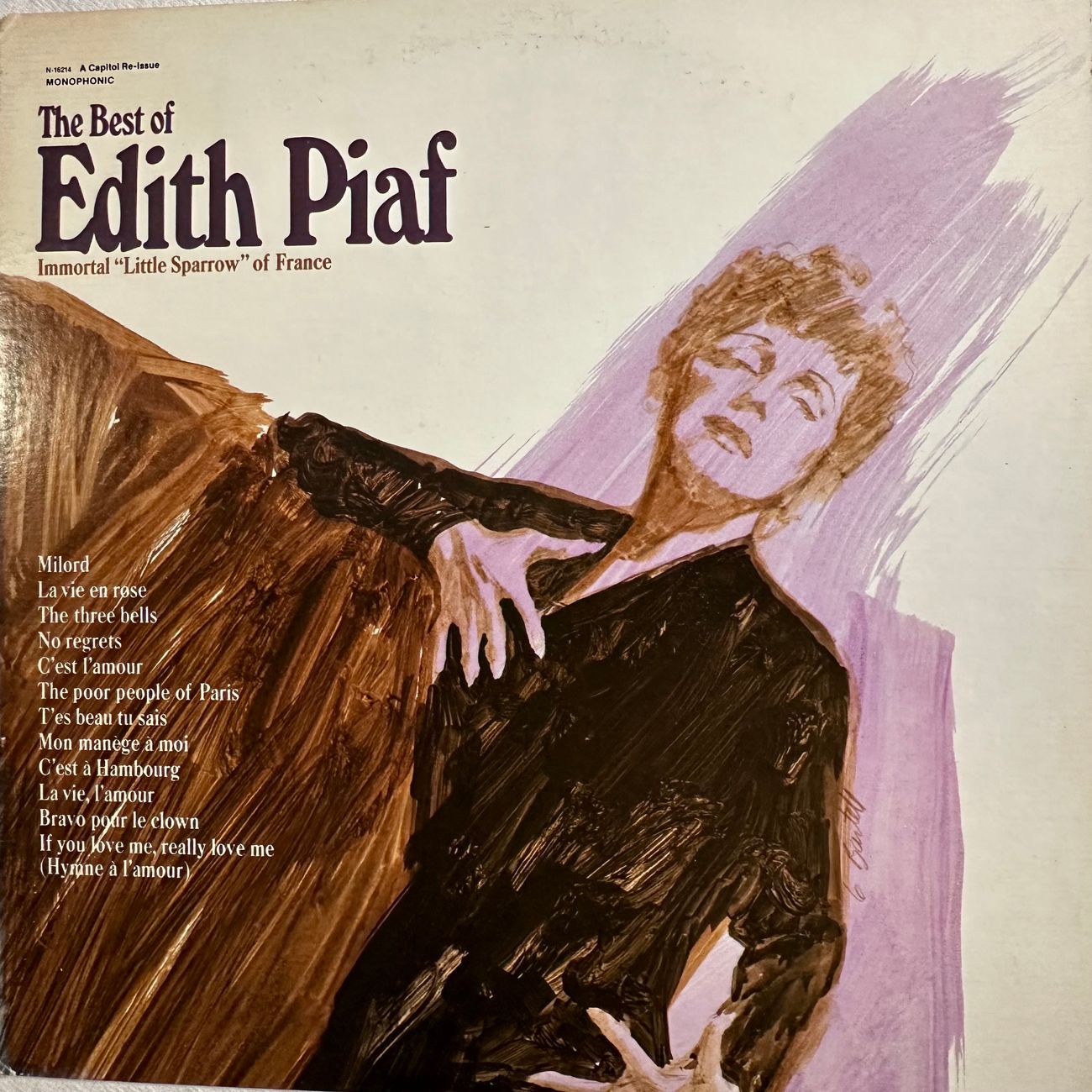 EDITH PIAF - THE BEST OF  Easy Listening  